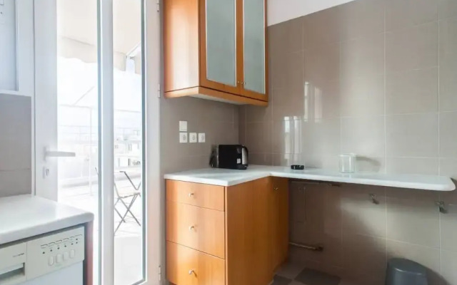 Neos Kosmos 1Bd Apt with Stunning Views