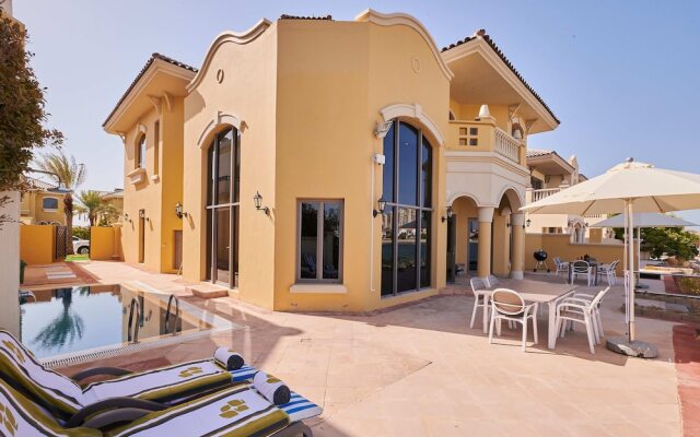 Rose Dream - 5 Bedrooms Palm Villa on the beach with private pool