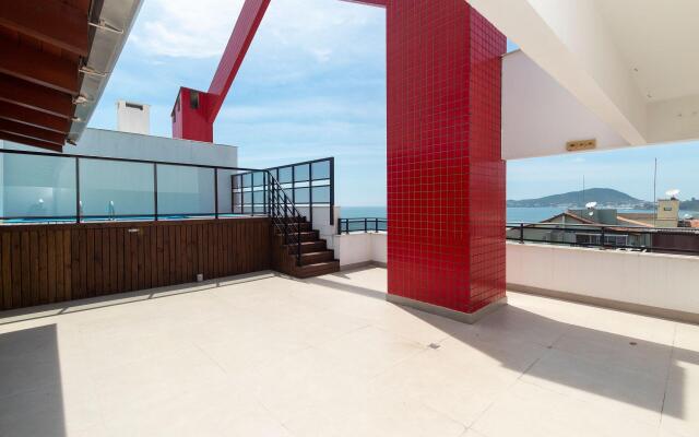 476 - Cobertura de luxo com vista mar em Bombas