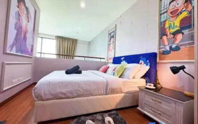 Doraemon @ Hyde Towel Duplex |Fully AiCON 2BR