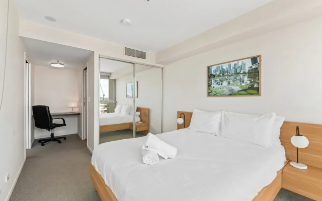 Kangaroo Point 2-bed Flat With Gym & Pool – Guest Rooms – Brisbane