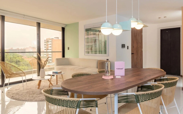 w Stunning 3BR With Terrace in Laureles