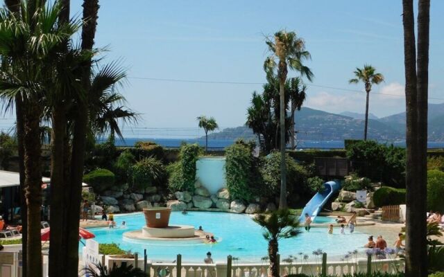 T2 Palm d'Azur avec Piscine et Toboggan