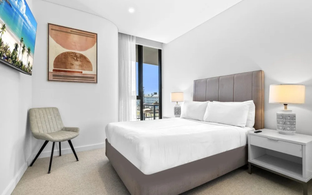 Stylish 2-bed Apartment With Rooftop BBQ Access – Guest Rooms – Perth