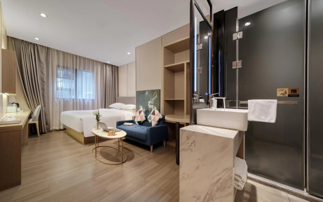 Echarm Hotel Guangzhou Dinggang Huashi Metro Station North Tianhe – Guest Rooms – Guangzhou