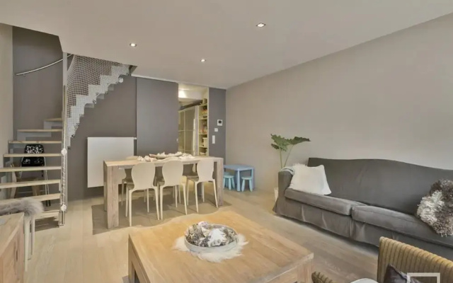 Duplex in Blankenberge Steps From Seafront