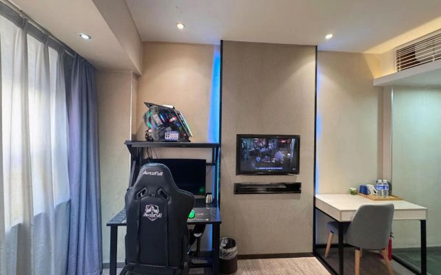 Xingyue Electric Sports Hotel (Dongguan Changping Baihua Times Square Branch) – Guest Rooms – Dongguan