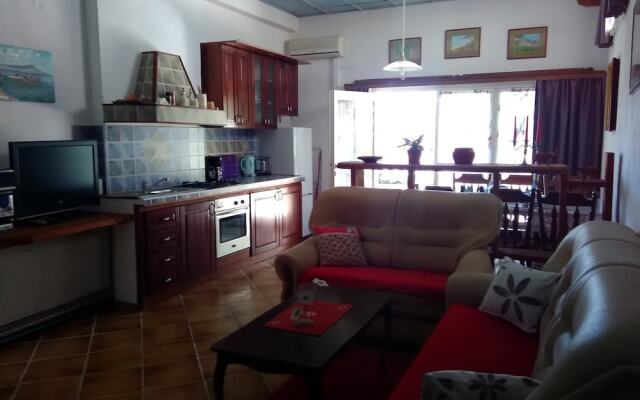 Huge terrace with sea view of the bay