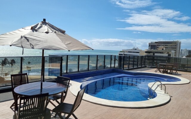 Apê Vista Mar, Piscina & Academia P811