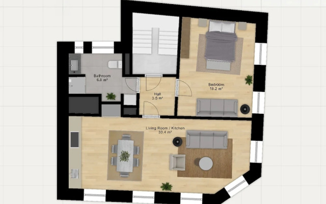 Sanders Regent Bright Apartment in City Center
