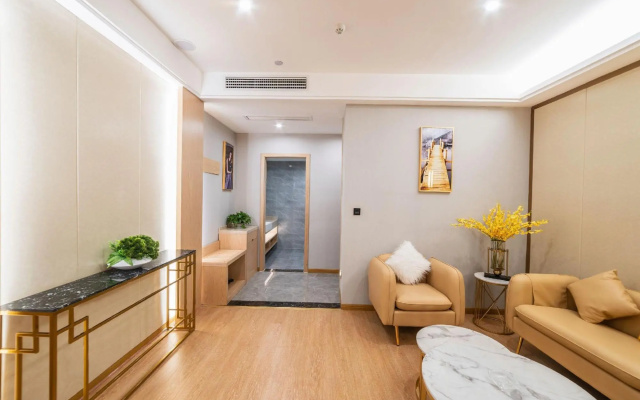 达州蓝格调智慧酒店(火车站罗浮广场店) – Guest Rooms – Dazhou