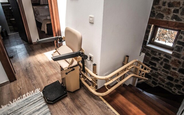 Amazing Home in Milatos with Hot Tub, Sauna & WiFi