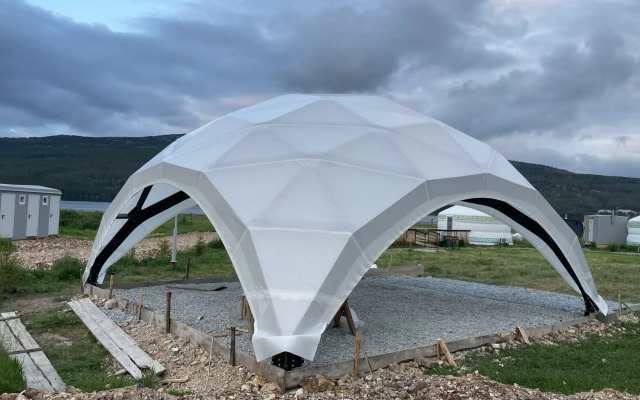 Юмарт озеро Талкас База семейного отдыха