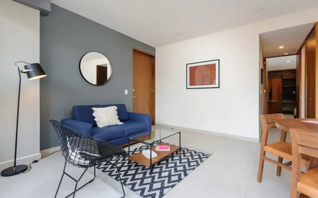 w Majestic 1BR w Balcony in Cuauht moc