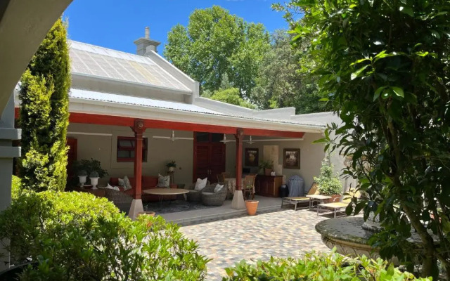 The Courtyard at La Loggia
