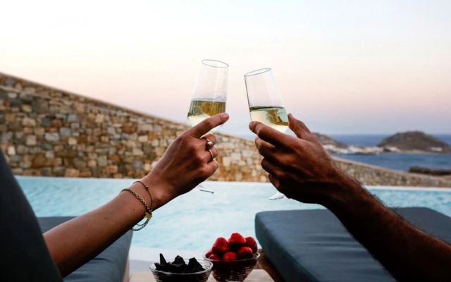 Villa Lydia with stunning view