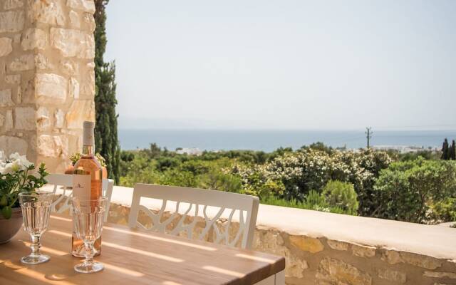 Eclectic island villa - gorgeous sea views, garden by VillaRentalsgr