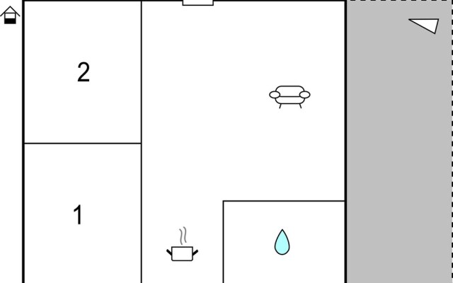 Awesome Apartment in Klek With Wifi and 2 Bedrooms