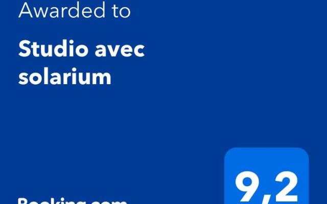 Studio avec solarium