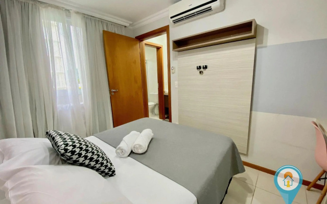 Apto 3 Quartos em Home Club com telas de Proteção
