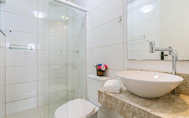 Aconchegante apto com churrasq nos Ingleses ROB203