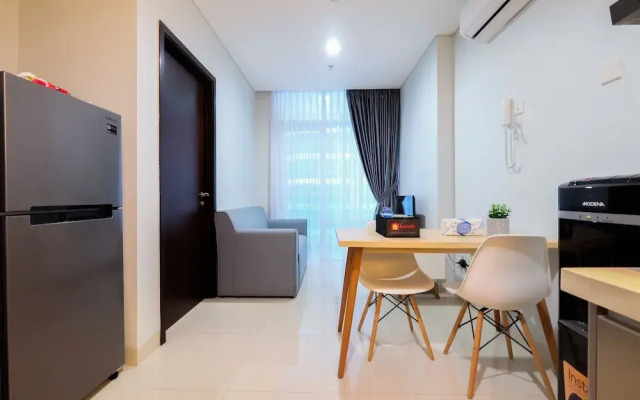 Well Equipped 1BR Brooklyn Alam Sutera Apartment near IKEA