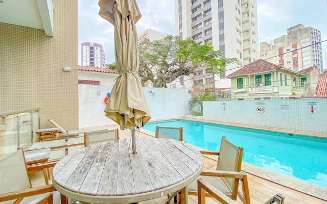 BR06 Quarto e Sala - 550m Praia da Barra