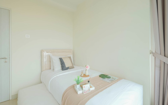 Modern Peach Touch 2Br At Grand Kamala Lagoon Apartment