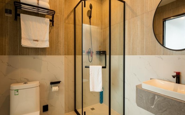 Chengke Hotel Liaoning Shenyang Tiexi Zhangshi District Lamp Market – Bathroom – Shenyang