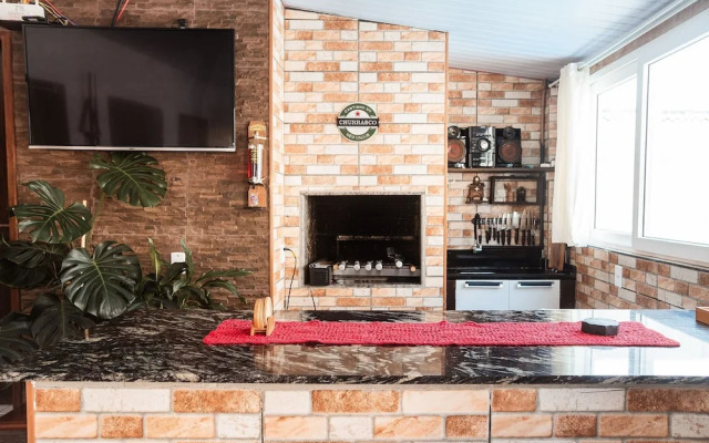 Refúgio na Praia do Campeche com Piscina