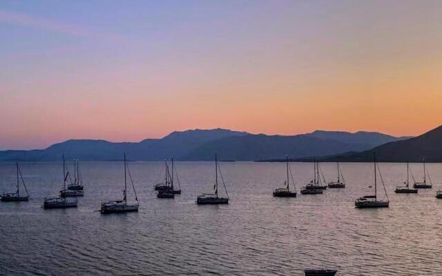 Pogonia, spacious apartment by the sea with private pool