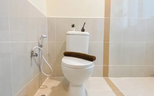 Minimalist Warm Beige Studio At Meikarta Apartment