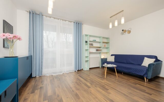 Beige and Blue Apartment by Renters