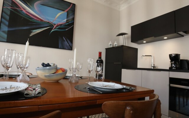 Annecy elegant downtown lakeview apartment