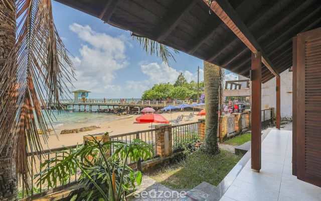 3 B Beachfront House w/ Barbecue Bombinhas Sdn042