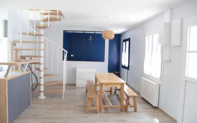 Maison au bord de la plage