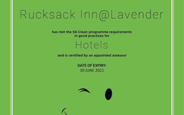 Rucksack Inn @ Lavender Street