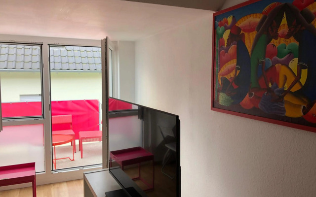 Studio Ochsenfurt mit sonnigem Balkon
