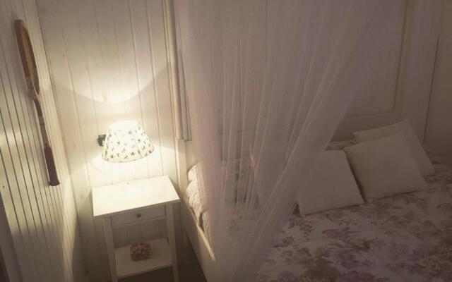 Rural house on the lake.