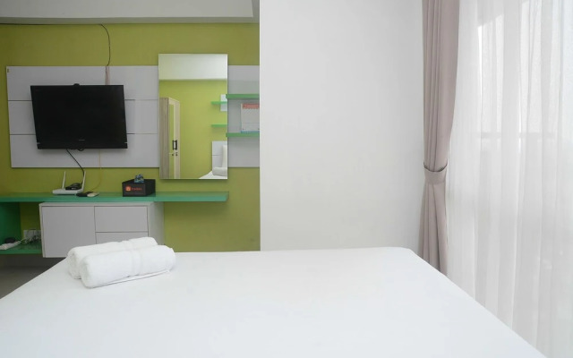 Cozy Studio with City View at H Residence Apartment