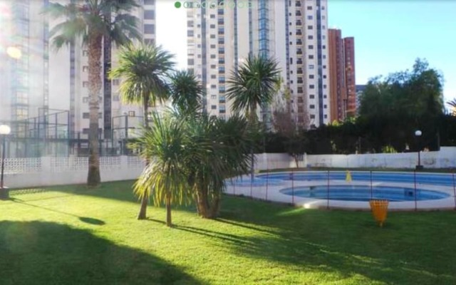 Apartment with One Bedroom in Benidorm, with Wonderful City View, Shared Pool, Enclosed Garden - 800 M From the Beach