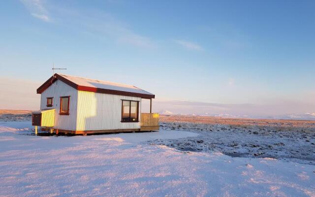 Hekla Cabin 3 Volcano and Glacier View