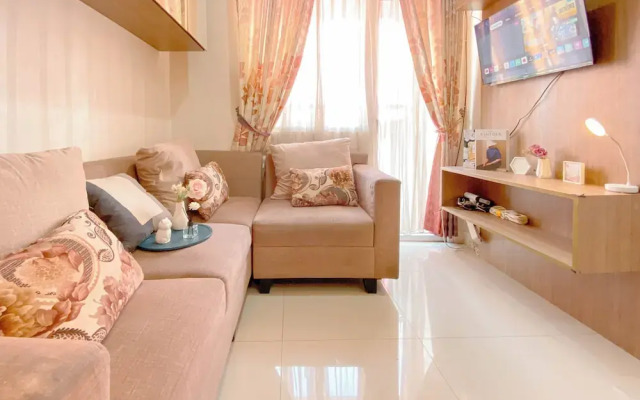 Good and Warm 2BR at Green Pramuka City Apartment