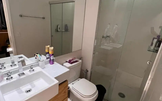 Studio Brooklin Premium com piscina aquecida