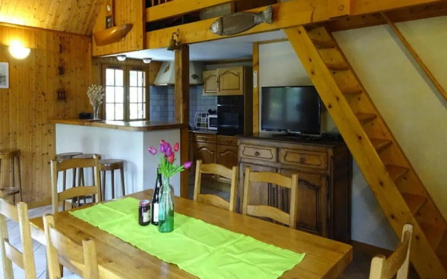 Wooden House by Beach Near Barneville