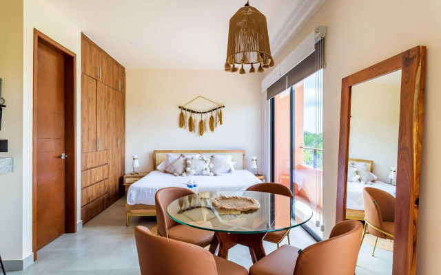 Penthouse Studio with Gym, Swimming-pool, Outdoor BBQ, Aldea Savia