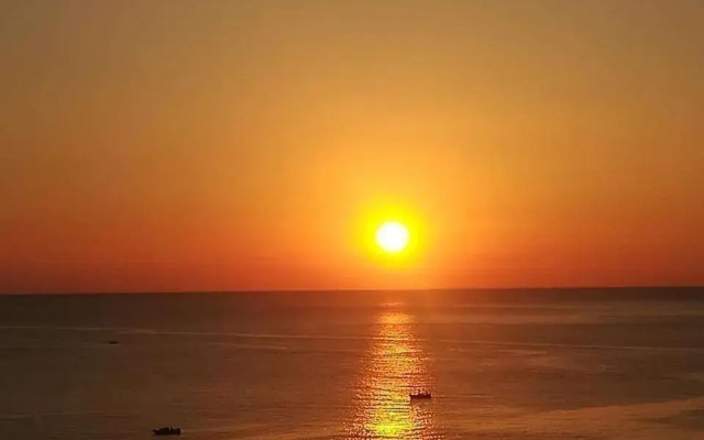 tramonto blu