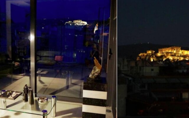 Stylish penthouse with Acropolis and 360 view