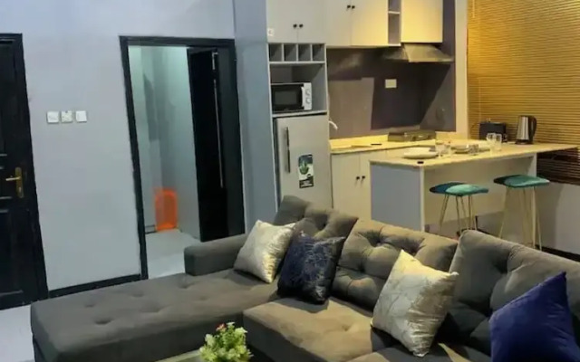 Open plan studio apartment unit