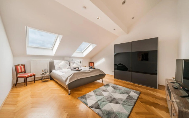 Penthouse apartment - Sauna - Terrasse - Kamin - AC